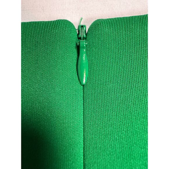 Vince Camuto Fit and Flare Dress Pleated Green Sleeveless Size 6 - Picture 8 of 11